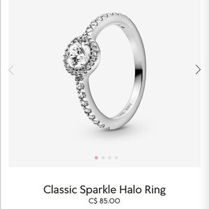 Sterling silver Pandora ring